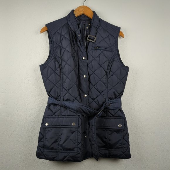 Banana Republic Jackets & Blazers - Banana Republic Quilted Vest Navy M